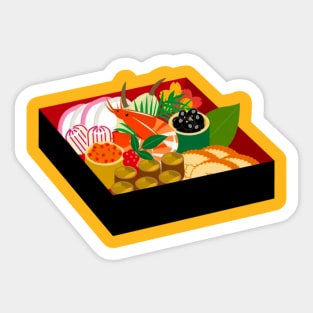 Japanese cartoon food Sticker